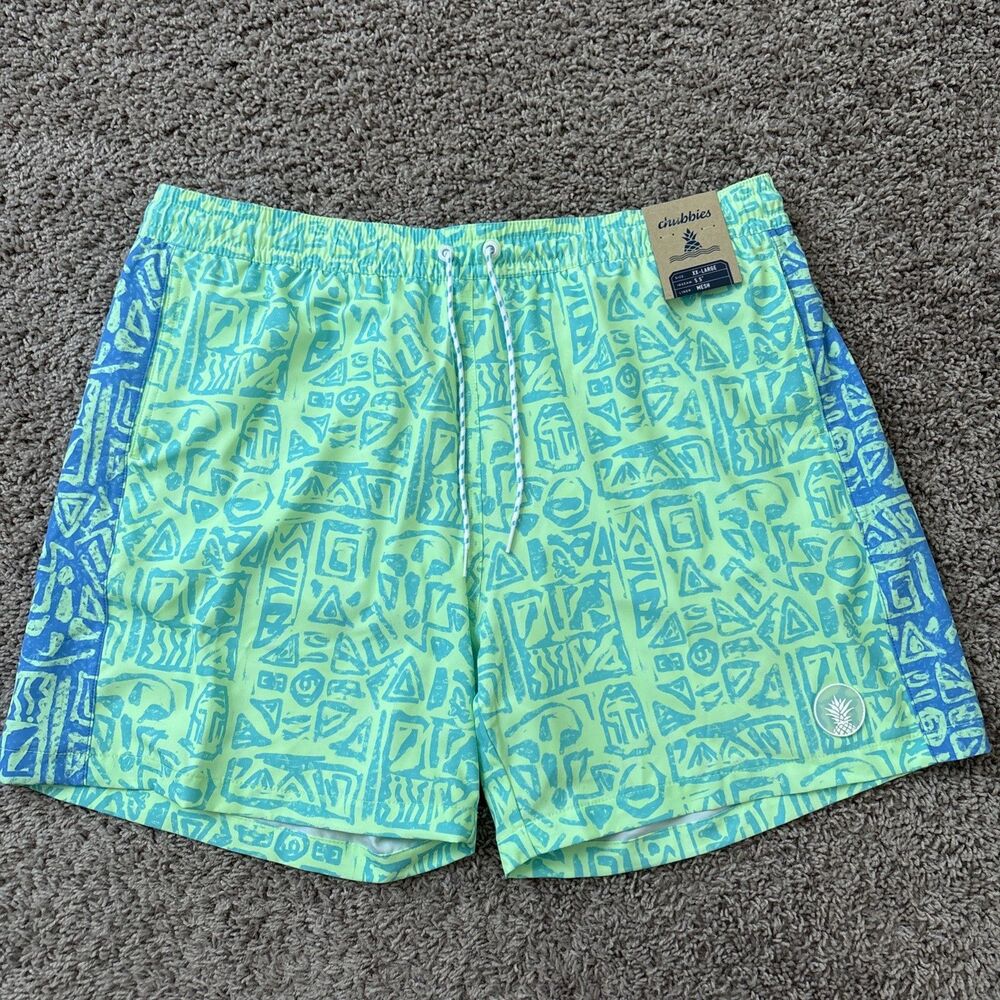 Chubbies The Shakedowns 5.5” Classic Swim with Slide Panel Men's Size 2XL New
